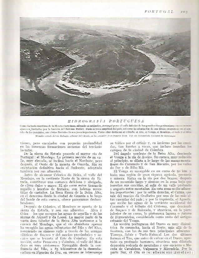 Paper Collecting Others: LAMINA 3084: PORTUGal. Rio Rebagao - Ramon Otero Pedrayo