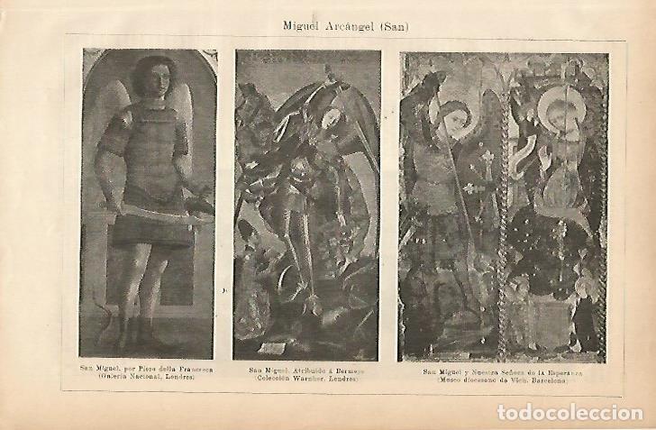Otros art&iacute;culos de coleccionismo en papel: LAMINA ESPASA 5131: Imagenes de San Miguel Arcangel - Varios Autores