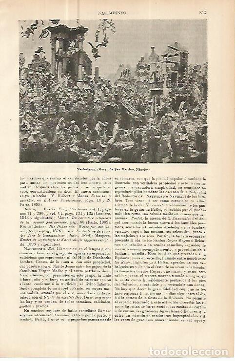 Paper Collecting Others: LAMINA ESPASA 10676: Nacimiento - Varios