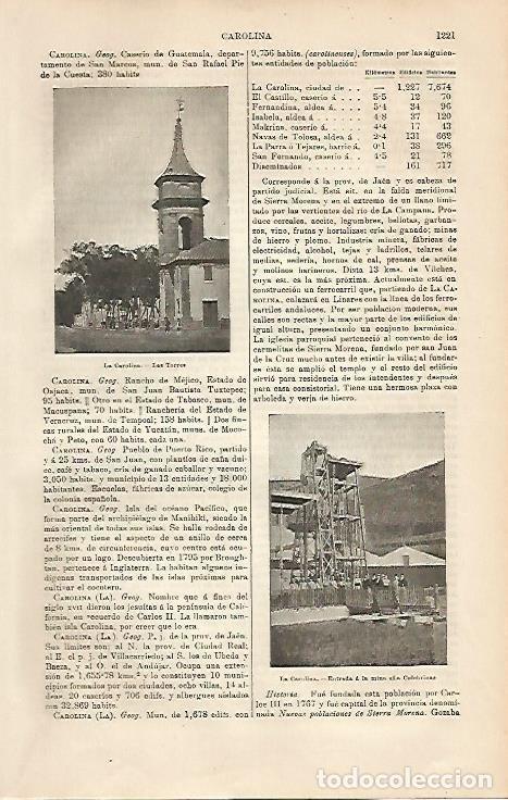Otros art&iacute;culos de coleccionismo en papel: LAMINA ESPASA 4353: Las torres en La Carolina Jaen - Varios Autores