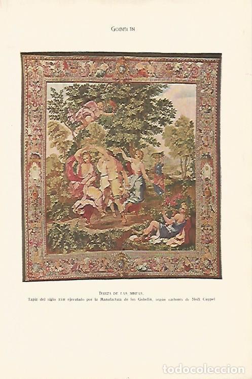 Otros art&iacute;culos de coleccionismo en papel: LAMINA SALVAT 80035: Danza de las ninfas por Gobelin - Varios