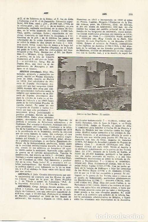 Otros art&iacute;culos de coleccionismo en papel: LAMINA SALVAT 80292: Castillo de Arenas de San Pedro - Varios