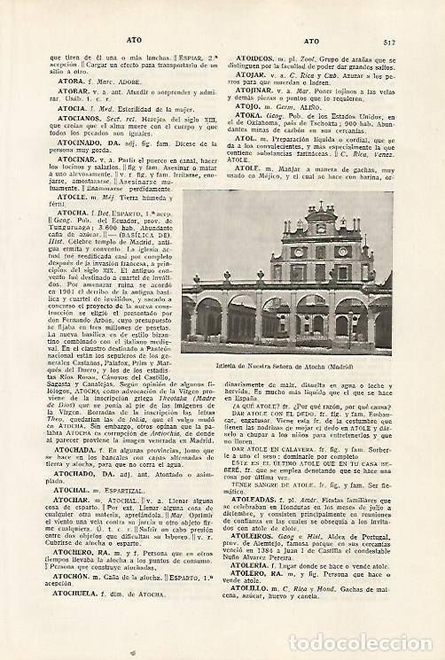 Otros art&iacute;culos de coleccionismo en papel: LAMINA SALVAT 80376: Iglesia de Nuestra Se&ntilde;ora de Atocha en Madrid - Varios