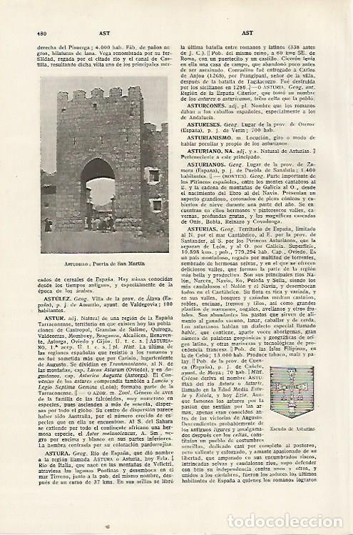 Otros art&iacute;culos de coleccionismo en papel: LAMINA SALVAT 80362: Puerta de San Martin en Astudillo - Varios