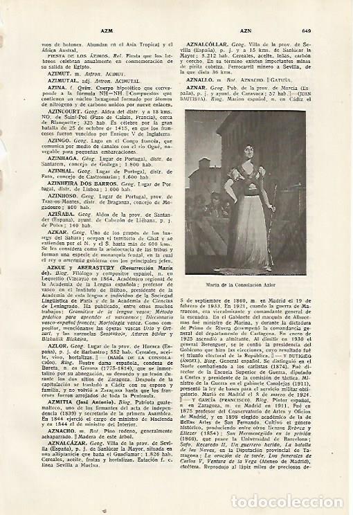 Otros art&iacute;culos de coleccionismo en papel: LAMINA SALVAT 80412: Maria de la Consolacion Azlor - Varios
