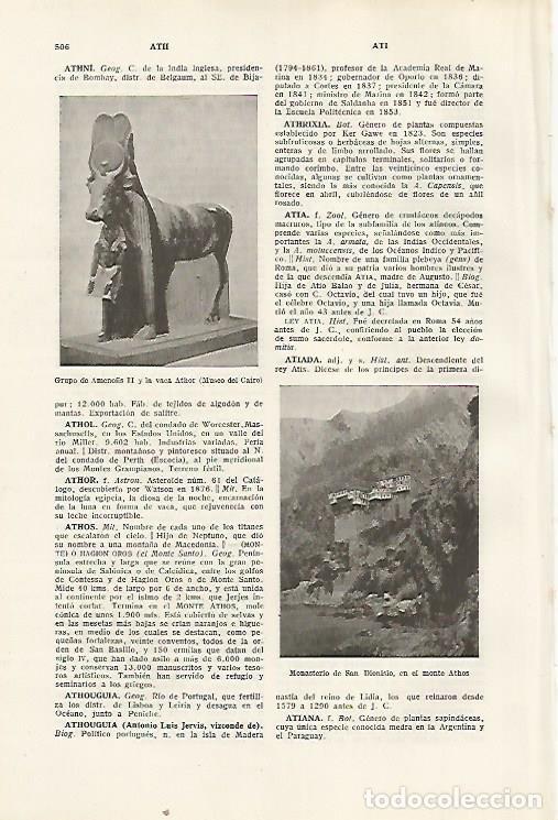 Otros art&iacute;culos de coleccionismo en papel: LAMINA SALVAT 80373: Amenofis II y la vaca Hathor - Varios
