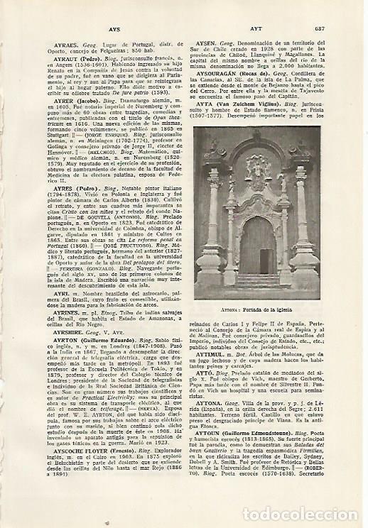 Otros art&iacute;culos de coleccionismo en papel: LAMINA SALVAT 80409: Iglesia de Aytona Lleida - Varios