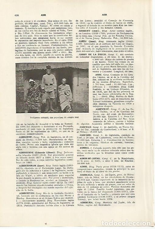 Otros art&iacute;culos de coleccionismo en papel: LAMINA SALVAT 80348: Indigenas ashanti - Varios