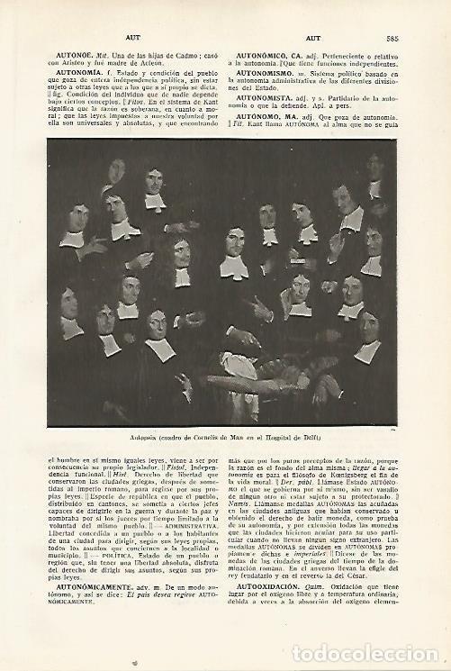 Otros art&iacute;culos de coleccionismo en papel: LAMINA SALVAT 80396: Autopsia por Cornelis de Mas - Varios