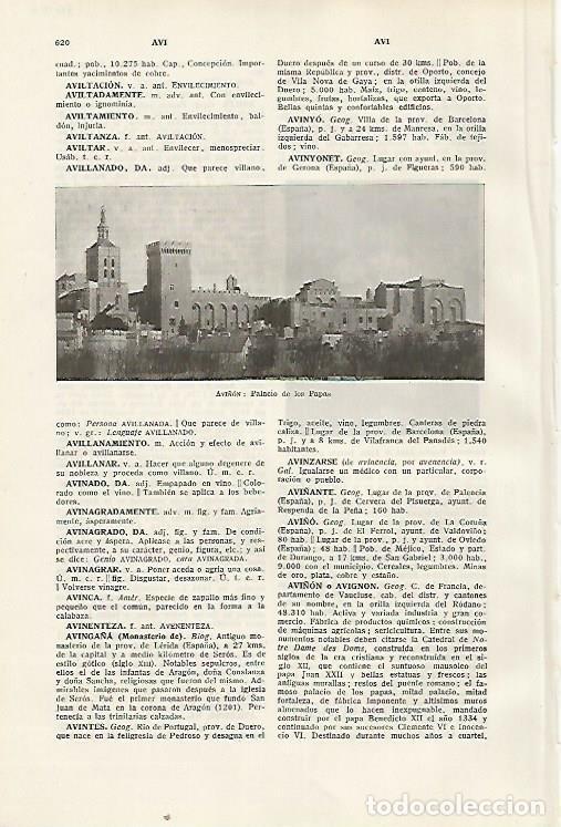 Otros art&iacute;culos de coleccionismo en papel: LAMINA SALVAT 80406: Palacio de los Papas en Avi&ntilde;on Francia - Varios