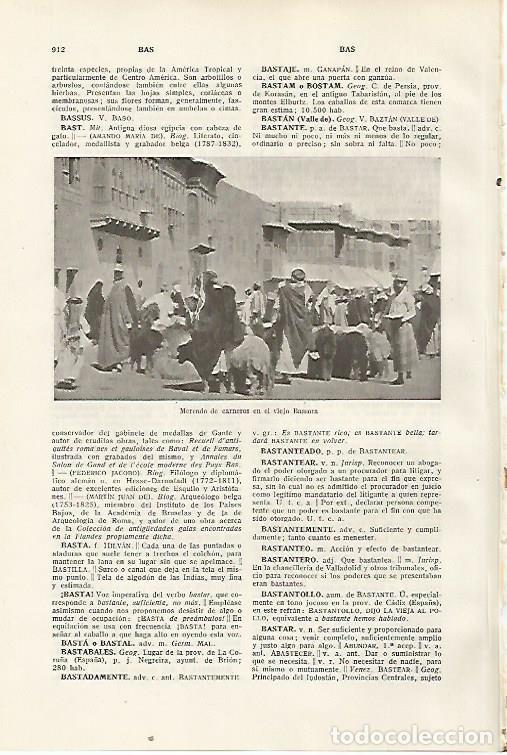 Otros art&iacute;culos de coleccionismo en papel: LAMINA SALVAT 80505: Mercado de carneros en Basora (Irak) - Varios