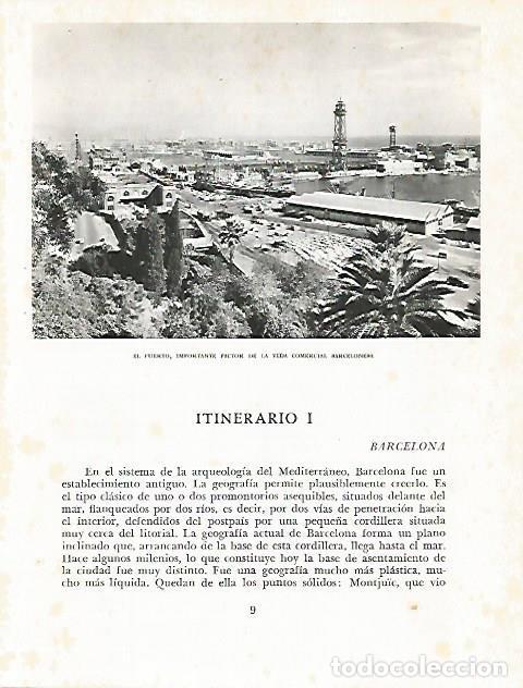 Otros art&iacute;culos de coleccionismo en papel: LAMINA 10455: Puerto de Barcelona - Josep Pla