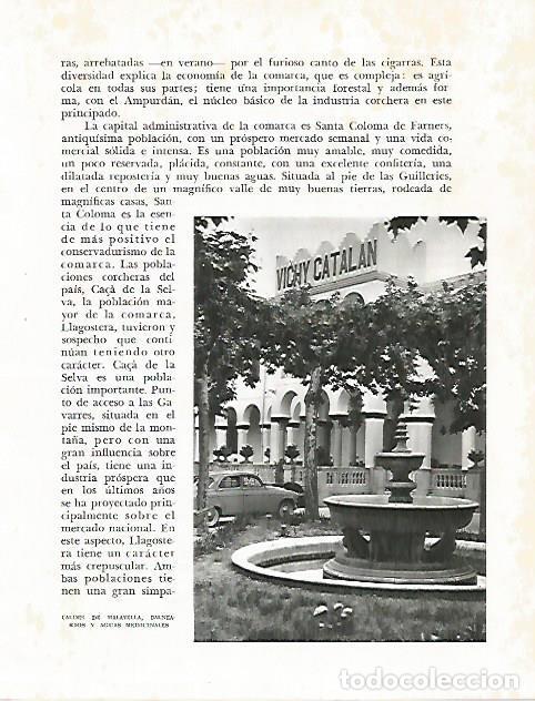Otros art&iacute;culos de coleccionismo en papel: LAMINA 10460: Balneario de Vichy Catalan en Caldes de Melavella - Josep Pla