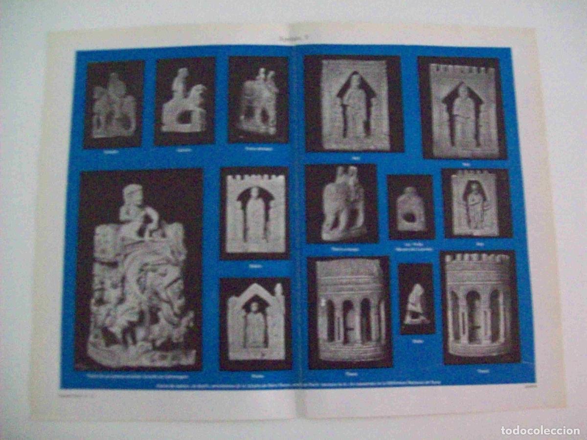 Otros art&iacute;culos de coleccionismo en papel: LAMINA ESPASA 15488: Piezas de marfil del ajedrez de la Abadia de Saint Denis - Varios