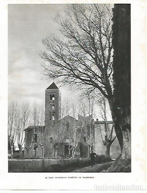 Otros art&iacute;culos de coleccionismo en papel: LAMINA 10471: Iglesia de Vilabertran - Josep Pla
