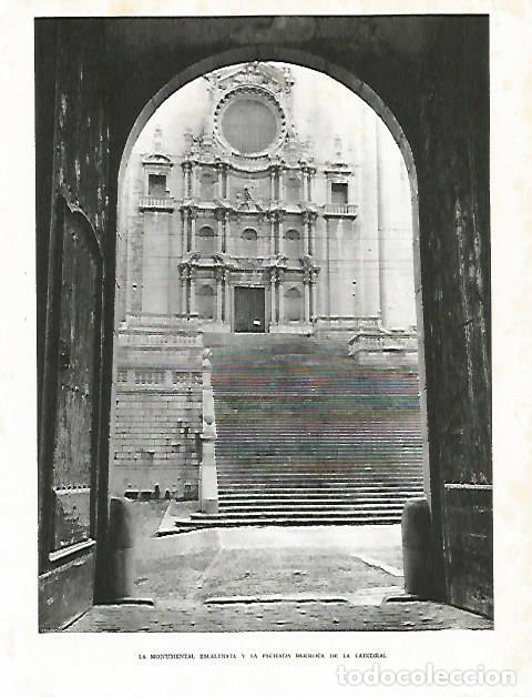 Otros art&iacute;culos de coleccionismo en papel: LAMINA 10458: Catedral de Girona - Josep Pla