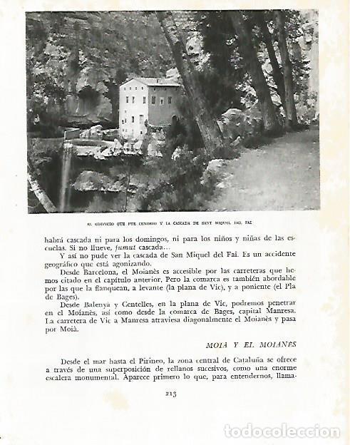 Otros art&iacute;culos de coleccionismo en papel: LAMINA 10522: Sant Miquel del Fai - Josep Pla
