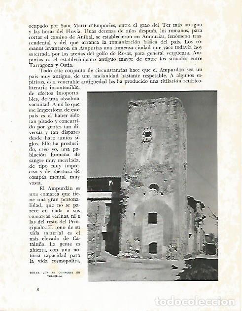 Otros art&iacute;culos de coleccionismo en papel: LAMINA 10469: Torre de Vulpellac - Josep Pla