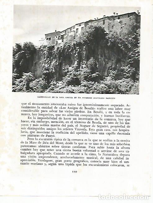 Otros art&iacute;culos de coleccionismo en papel: LAMINA 10479: Castellfollit - Josep Pla