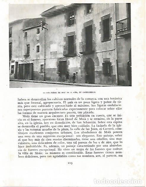 Otros art&iacute;culos de coleccionismo en papel: LAMINA 10525: Casa de Prat de la Riba en Castellter&ccedil;ol - Josep Pla