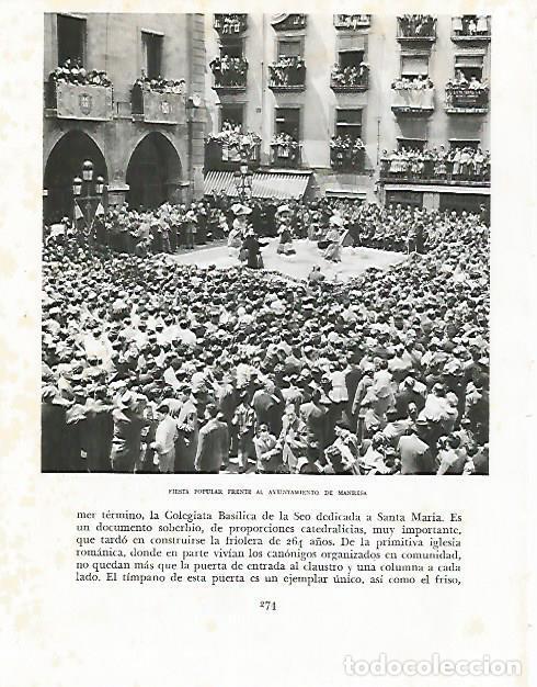 Otros art&iacute;culos de coleccionismo en papel: LAMINA 10546: Fiesta en Manresa - Josep Pla