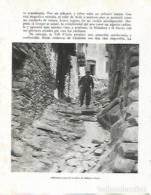 Otros art&iacute;culos de coleccionismo en papel: LAMINA 10618: Calle de Esterri d Aneu - Josep Pla