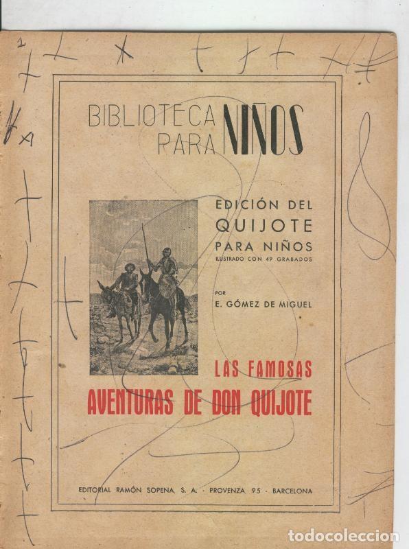 Otros art&iacute;culos de coleccionismo en papel: Las famosas aventuras de Don Quijote lamina 01 - Varios