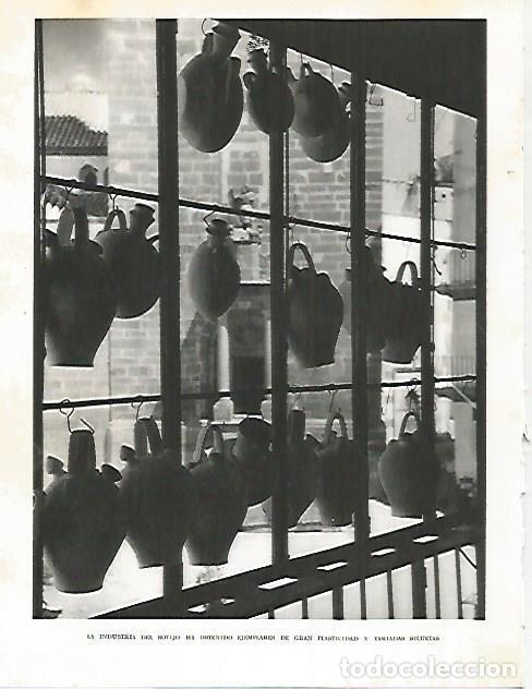 Otros art&iacute;culos de coleccionismo en papel: LAMINA 10786: Industria del botijo - Jose Maria Peman. Fotografias de Ramon Dimas