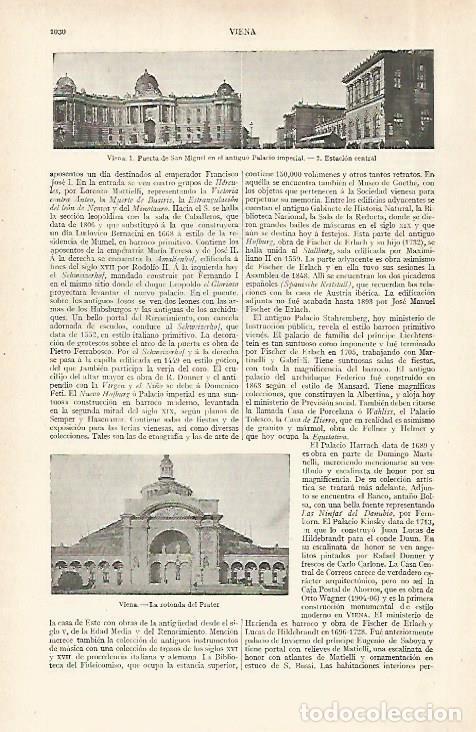 Otros art&iacute;culos de coleccionismo en papel: LAMINA ESPASA 28972: Puerta de San Miguel de Viena - Varios