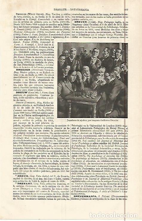 Otros art&iacute;culos de coleccionismo en papel: LAMINA ESPASA 29612: Jugadores de ajedrez por A. G. Dressler - Varios