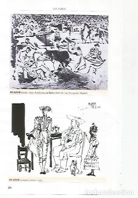 Otros art&iacute;culos de coleccionismo en papel: LAMINA COSSIO 51223: Picador herido y Picador sentado y torero por Picasso - Varios