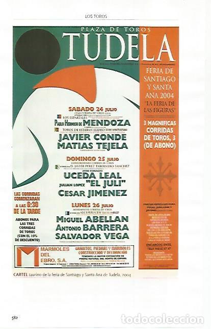 Otros art&iacute;culos de coleccionismo en papel: LAMINA COSSIO 51318: Cartel de la feria de Santiago y Santa Ana de Tudela 2004 - Varios