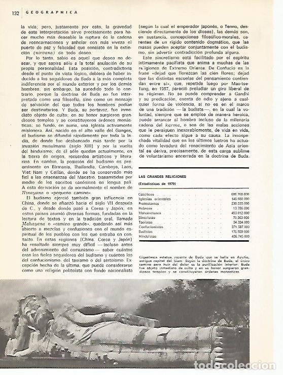 Otros art&iacute;culos de coleccionismo en papel: LAMINA 11084: Estatua de Buda en AyutiaTailandia - Varios