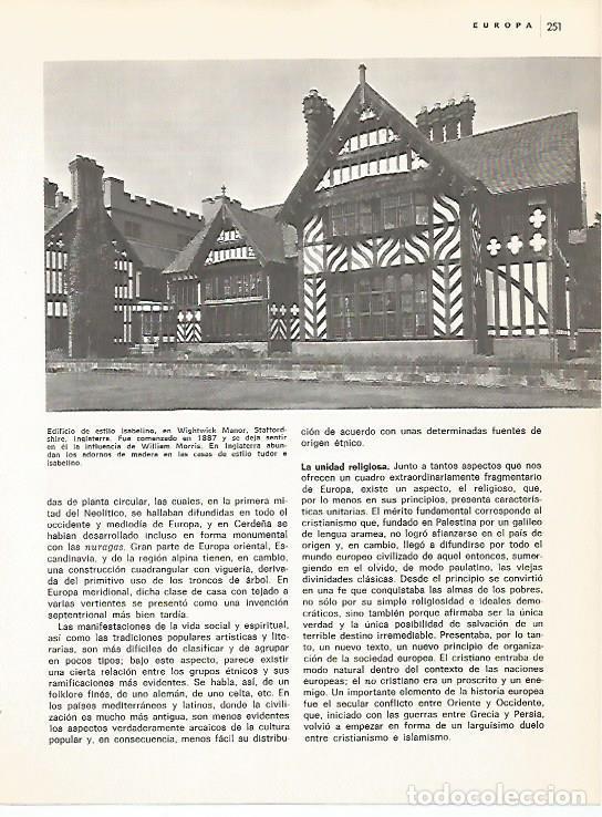 Otros art&iacute;culos de coleccionismo en papel: LAMINA 11057: Edificio en Wightwick Manor Staffordshire Inglaterra - Varios
