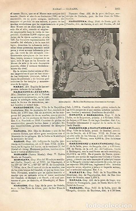 Otros art&iacute;culos de coleccionismo en papel: LAMINA ESPASA 24666: Buda en Nara (Japon) - Varios