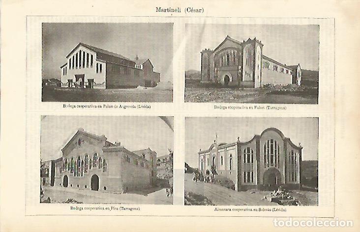 Paper Collecting Others: LAMINA ESPASA 4899: bodegas en Lleida y Tarragona - Varios Autores