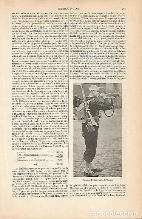 Otros art&iacute;culos de coleccionismo en papel: LAMINA ESPASA 7981: Corneta de Infanteria de Marina de Estados Unidos - Varios