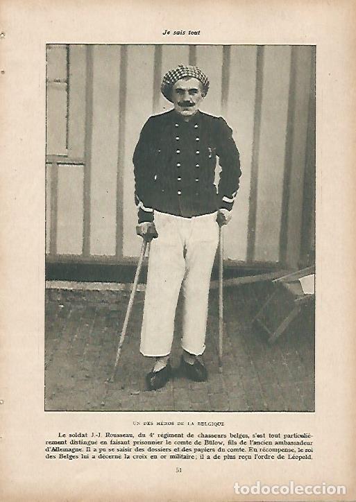 Otros art&iacute;culos de coleccionismo en papel: LAMINA 11939: El soldado J. J. Rousseau - Varios
