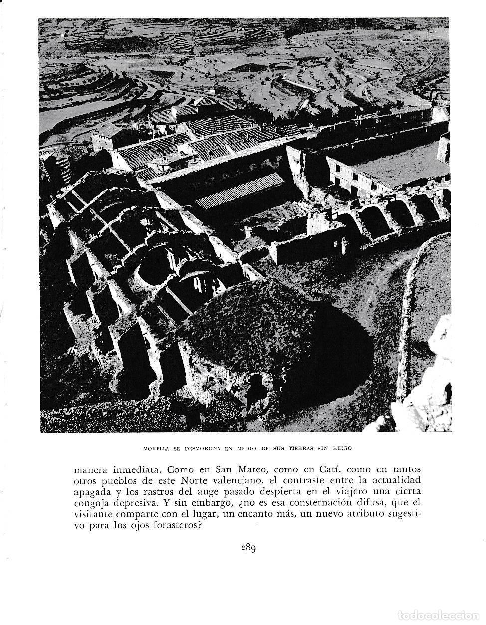 Otros art&iacute;culos de coleccionismo en papel: LAMINA 5992: Morella se desmorona en medio de sus tierras de riego - Joan Fuster