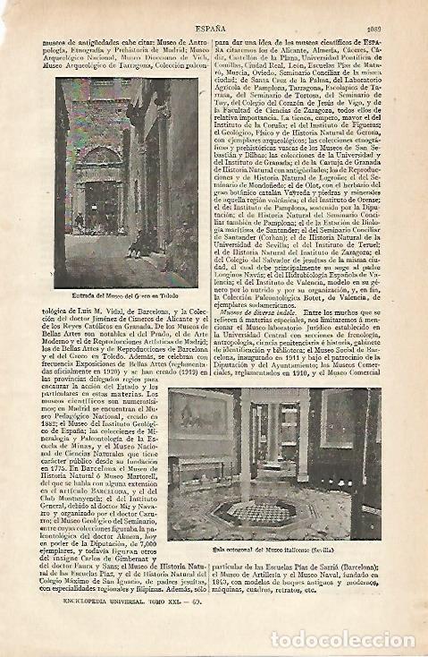 Sammelleidenschaft Andere Papierartikel: LAMINA ESPASA 19988: Museo del Greco en Toledo - Varios
