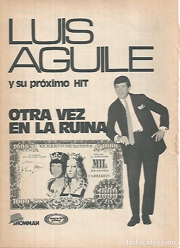 Outros artigos de papel: LAMINA 12393: Publicidad de Luis Aguile - Varios