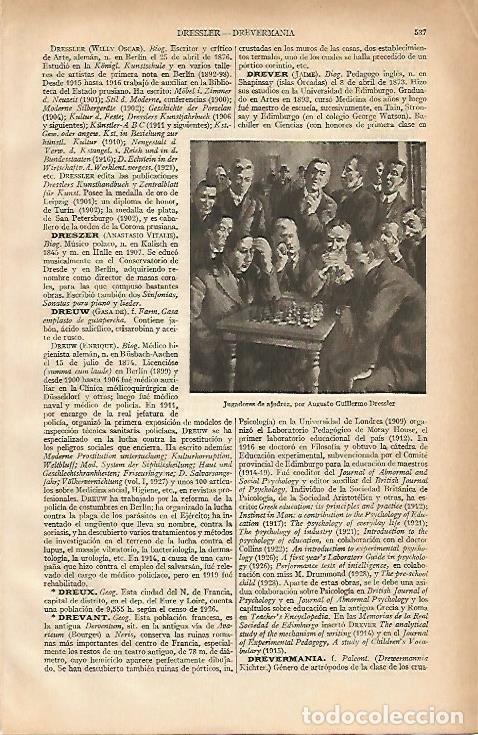 Otros art&iacute;culos de coleccionismo en papel: LAMINA ESPASA 5397: Jugadores de ajedrez por A. G. Dressler - Varios Autores