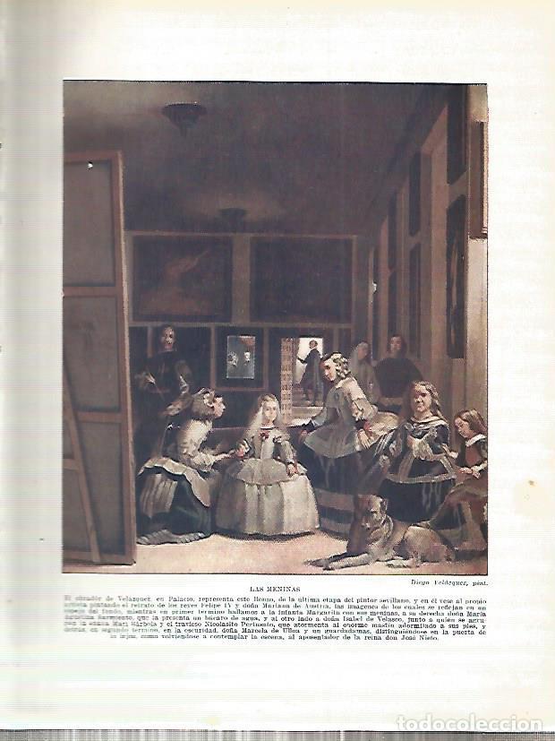 Otros art&iacute;culos de coleccionismo en papel: LAMINA 9119: Las Meninas de Velazquez - Manuel Rodriguez Codola