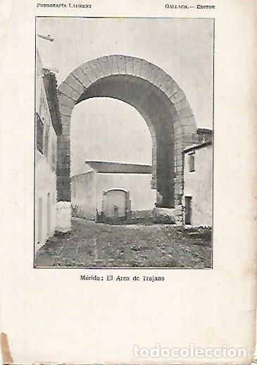 Otros art&iacute;culos de coleccionismo en papel: LAMINA 13791: Arco de Trajano de Merida, fotografia de Laurent - Alfredo Opisso