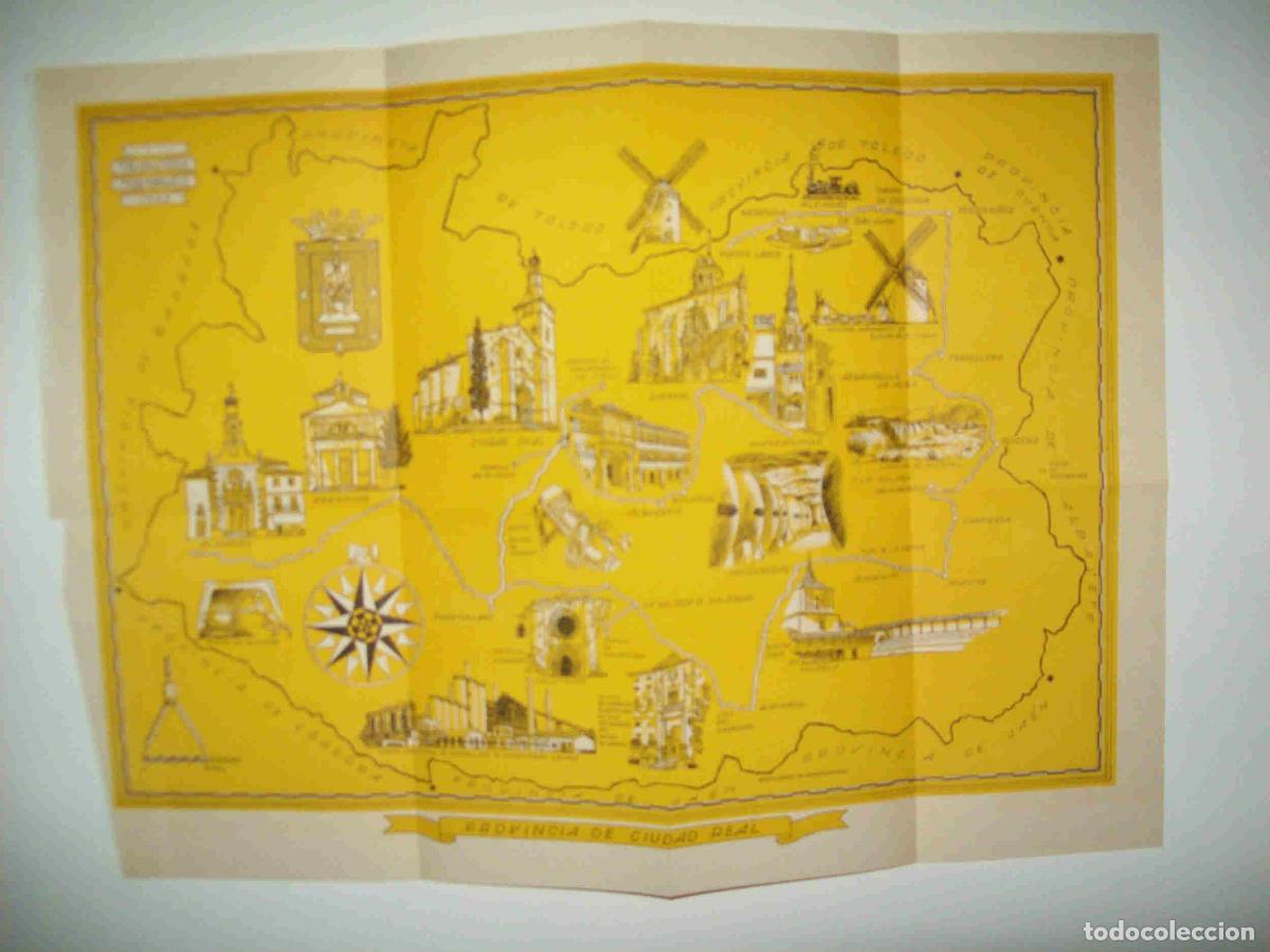 Otros art&iacute;culos de coleccionismo en papel: LAMINA 8885: Mapa de la provincia de Ciudad Real - G. Gomez de la Serna