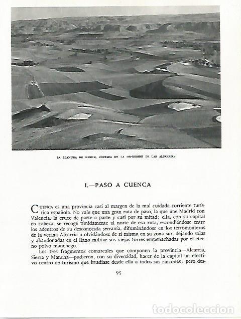 Otros art&iacute;culos de coleccionismo en papel: LAMINA 8844: Llanura de Huete Cuenca - G. Gomez de la Serna