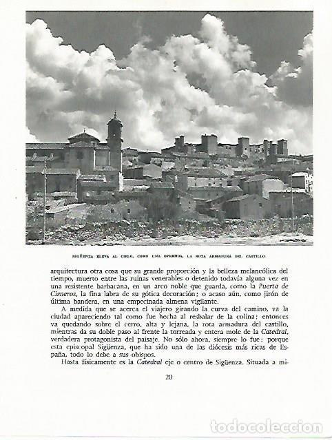 Otros art&iacute;culos de coleccionismo en papel: LAMINA 8849: Siguenza Guadalajara - G. Gomez de la Serna
