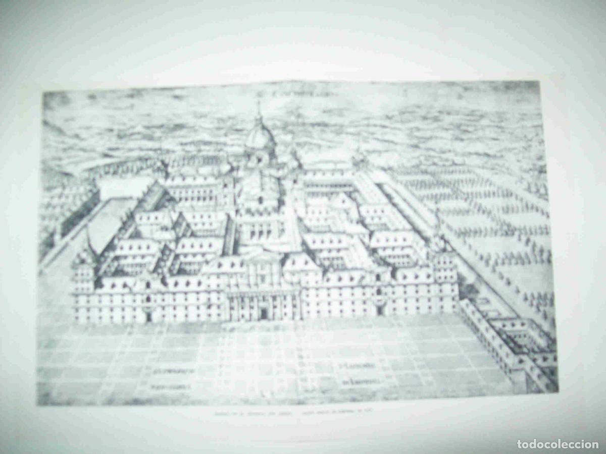 Otros art&iacute;culos de coleccionismo en papel: LAMINA 8932: Grabado de El Escorial de 1587 - G. Gomez de la Serna