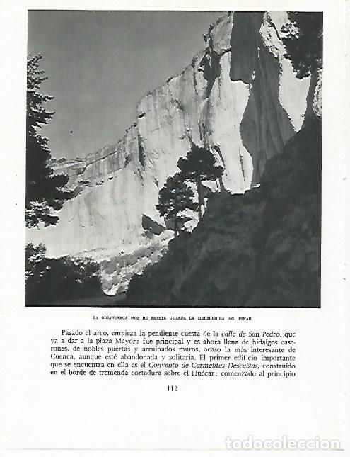 Otros art&iacute;culos de coleccionismo en papel: LAMINA 8835: Hoz de Beteta Cuenca - G. Gomez de la Serna