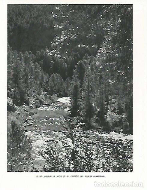 Otros art&iacute;culos de coleccionismo en papel: LAMINA 8840: El rio Escabas en Cuenca - G. Gomez de la Serna